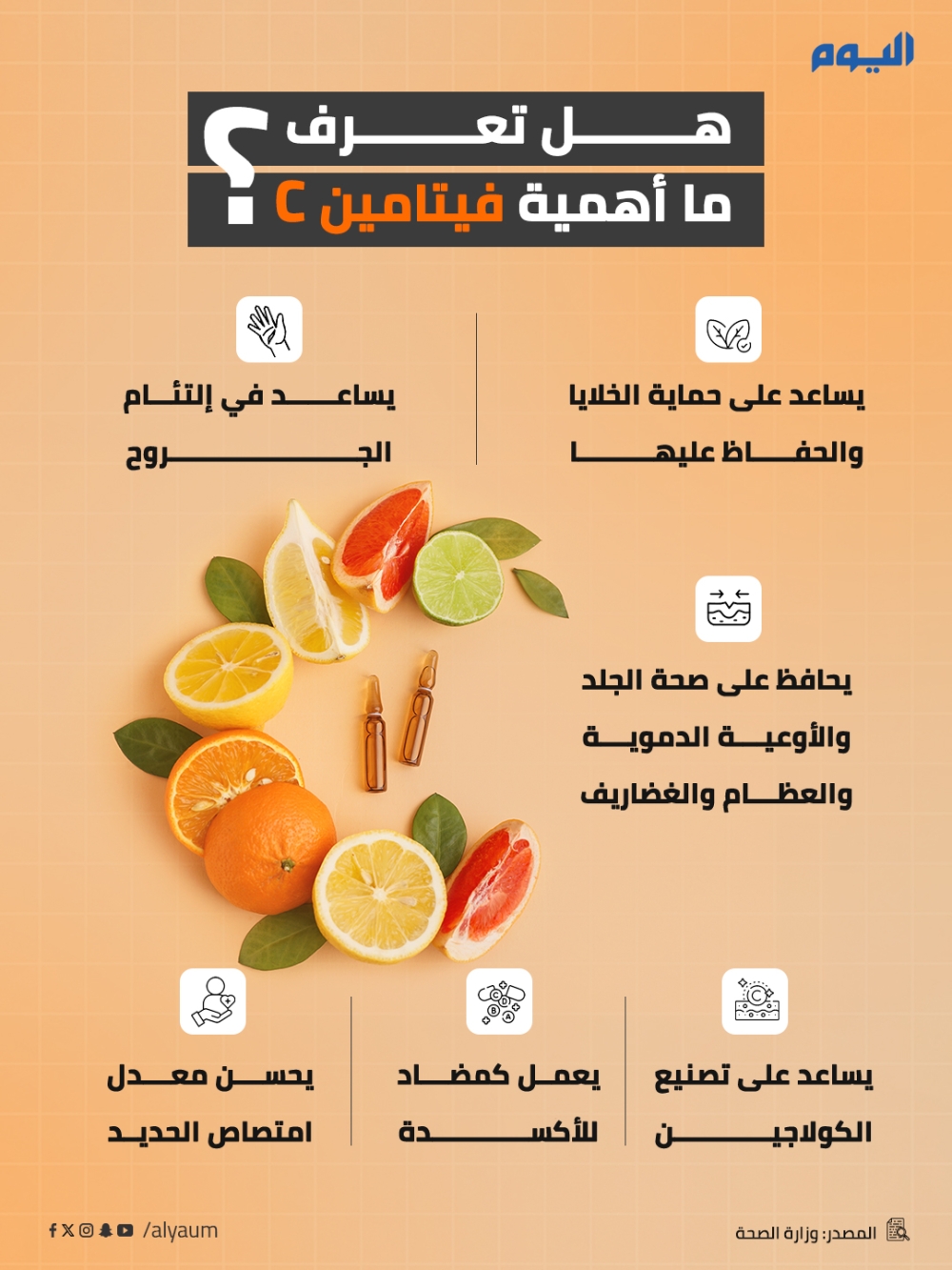 هل تعرف ما أهمية فيتامين C ؟